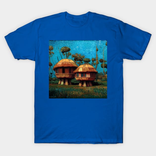 Starry Night in Kashyyyk T-Shirt by Grassroots Green